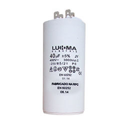 CAPACITOR DE 40UF 440V LUKMA
